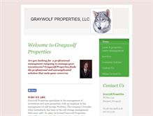 Tablet Screenshot of graywolf-properties.com